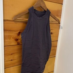 Athleta High Neck Sleeveless Ribbed Tank Top